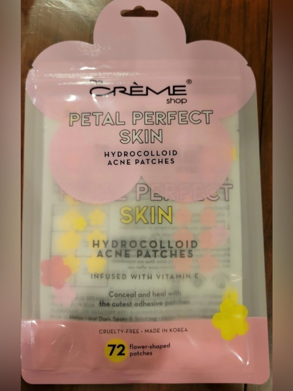 The Crème Shop Petal Perfect Skin Hydrocolloid Blemish Patches 72 COUNT